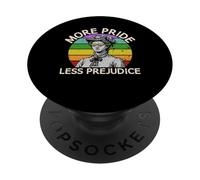 More Pride Less Prejudice Pride Month LGBTQ Gay Lesbian PopSockets Adhesive PopGrip