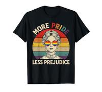 More Pride Less Prejudice Pride Month LGBTQ Gay Lesbian T-Shirt