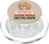 More Pride Less Prejudice Rainbow Heart Sunglasses Freedom PopSockets PopGrip for MagSafe