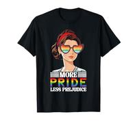 More Pride - Rainbow Queer Trans BI Lesbian Gay CSD LGBTQ+ T-Shirt