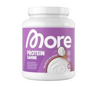 More Protein, Cream, 600 g, 1.32 lbs, 12 Servings, Mix of whey Concentrate and Casein, Ideal for Building and maintaining Muscle, with lactase, Perfect for Cooking and Baking - Made in Germany