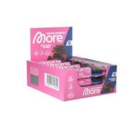 MORE Protein Satisbites, 12-Pack Protein Bars, Dark Cookie Crumble | Up to 16 g Protein per Serving, no Added Sugar, Made in Germany