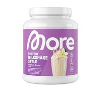 More Protein Whey Casein Protein Powder, Vanilla Ice Cream, 600 g, 1.32 lbs, 20 Servings - with Lactase