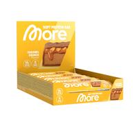 MORE Soft Protein Bar, Caramel Crunch, 10 x 50 g, High Protein Bar with no ad...