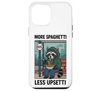 More Spaghetti Less Upsetti Funny Raccoon Case for iPhone 12 Pro Max