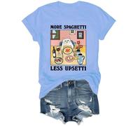 More Spaghetti Less Upsetti Shirt, More Spaghetti Less Upsetti T Shirt, More Spaghetti Less Upsetti, Unisex Carolina Blue