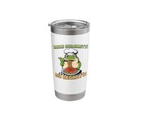 More Spaghetti No Regretti Funny Frog Pasta Stainless Steel Insulated Tumbler