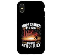 More Sparks Per Hour Than The 4th of July Steel Mill Worker Case for iPhone X/XS