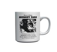 More T Vicar Monkey Fags - Official Viz Magazine Merchandise - Dishwasher Safe Ceramic Mug