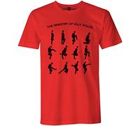 More T Vicar The Ministry of Silly Walks - Mens Monty Python T Shirt Red