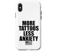 More Tattoos Less Anxiety Hardcore Gym Workout for Men Women Case for iPhone X/XS