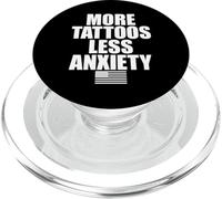 More Tattoos Less Anxiety Hardcore Gym Workout for Men Women PopSockets PopGrip for MagSafe
