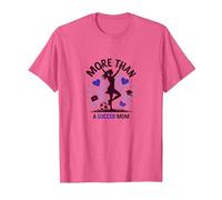 More Than A Soccer Mom: Multitasking Supermom T-Shirt, Men, Pink Heather, XXL