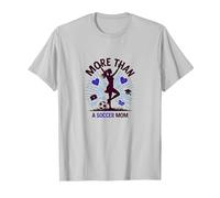 More Than A Soccer Mom: Multitasking Supermom T-Shirt, Men, Silver, 3XL