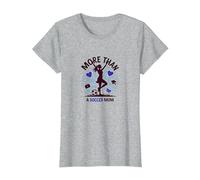 More Than A Soccer Mom: Multitasking Supermom T-Shirt, Women, Heather Grey, M