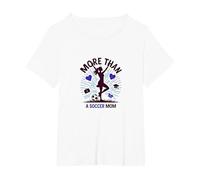 More Than A Soccer Mom: Multitasking Supermom T-Shirt, Women's Plus, White, 4X