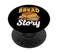 More Than Bread It's Our Story Family Recipe Cornbread PopSockets Adhesive PopGrip