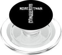 More Than Conquerors - Christian Bible Verse Quote Saying PopSockets PopGrip for MagSafe