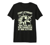 More Than just a Pretty Face Flight Attendant Premium T-Shirt