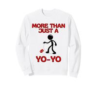 More Than Just a YoYo Moving Stick Figure love playing YoYo Sweatshirt