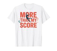 More Than My Score Sports Gymnastics Cheer Self Worth T-Shirt