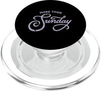 More Than Sunday Christian Faith Jesus Church Bible God PopSockets PopGrip for MagSafe