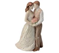 More Than Words Celebration Bride & Groom Wedding Figurine / Cake Topper