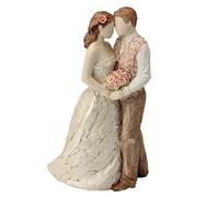 More Than Words Celebration Bride & Groom Wedding Figurine or cake topper
