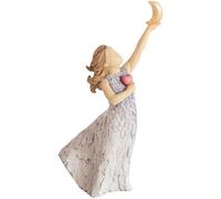 More Than Words Loved to the Moon and Back Figurine Arora Design Light Blue One Size