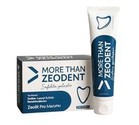 More Than Zeodent Toothpaste 100 g - Fluoride Free, SLS Free, Natural Toothpaste with Zeolite, Menthol & Zinc Chloride - Suitable for Adults & Children from 6 Years