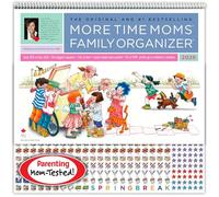 More Time Moms Family Organizer & Calendar, 2026 (15x22 Inches) - September 2025 to December 2026 - Larger & More Space for in-Depth Planning - Includes Over 500 Stickers, 16 Months, & Much More