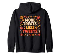 MORE TREATS LESS TWEETS Zip Hoodie