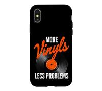More Vinyl Less Problems Retro Record Collector Case for iPhone X/XS