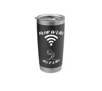 More WiFi Than Elan Fun Information Scientist Stainless Steel Insulated Tumbler