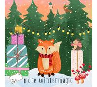 More Winter Magic Coloring Book: 35 NEW Cute and Friendly Animals Continuing the Adventure in a Whimsical Winter Wonderland (Woodland Animals)