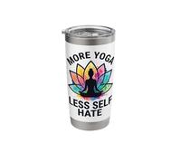 More Yoga Less Self Hate Stainless Steel Insulated Tumbler