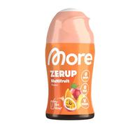More Zerup, Multifruit, 65 ml for 8+ l Softdrink | zero calories syrup a.o. with real fruit extracts, no added sugars