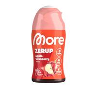 MORE Zerup, Zero Calorie Syrup a.o. with Real Fruit Extracts, Apple Cranberry, 65 ml (up to 8 l Softdrink) - Zero Added Sugars