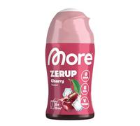 MORE Zerup, Zero Calorie Syrup a.o. with Real Fruit Extracts, Cherry, 65 ml (up to 8 l Softdrink) - Zero Added Sugars