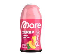 MORE Zerup, Zero Calorie Syrup with Real Fruit Extracts, Peach Iced Tea, 65 ml (up to 8 l Softdrink) - Zero Added Sugars
