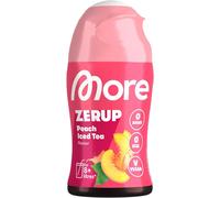 MORE Zerup, Zero Calorie Syrup with Real Fruit Extracts, Peach Iced Tea, 65 ml