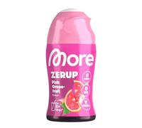 MORE Zerup, Zero Calorie Syrup with Real Fruit Extracts, Pink Grapefruit, 65 ml (up to 8 l Softdrink) - Zero Added Sugars