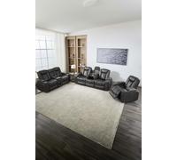 More4Homes Ashton Electric Recliner 1+2+3 Seater Sofa Set Technology Fabric With Speakers & Usb-C Charging in Grey More4Homes Grey