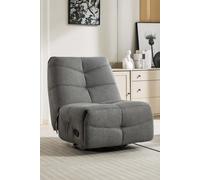 More4Homes Austin Swivel & Rocker Manual Fabric Recliner Chair Grey More4Homes Grey