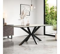 More4Homes Juno Sintered Stone Ceramic White Marble Dining Table