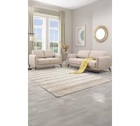 More4Homes Oslo Modern Scandi Style Fabric Living Room 2+3 Seater Sofa Set in Beige More4Homes Beige