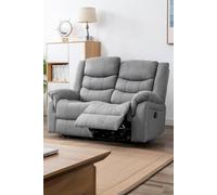 More4Homes Seattle 2 Seater Fabric Manual Recliner Sofa in Grey More4Homes Grey