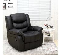More4Homes Seattle Bonded Leather Manual Recliner (Black)