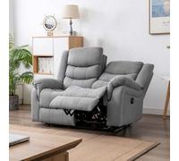 More4Homes Seattle Electric Fabric Recliner 2 Seater Sofa