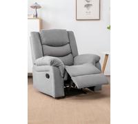 More4Homes Seattle Manual Fabric Recliner Lounge Chair in Grey More4Homes Grey
